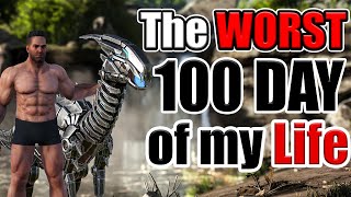 I Survived 100 Days in Ark on The Island as a Complete Noob [upl. by Vinna402]