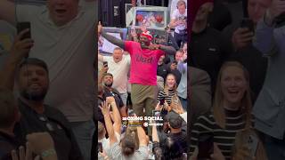 🎤 Derek Chisora gets the BoxFest crowd going with a rendition of Don’t Look Back In Anger 😅 [upl. by Jodie]