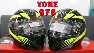 Review trải nghiệm Mũ bảo hiểm Fullface Yohe 978 thường và Plus [upl. by Siseneg]