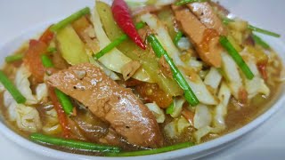 Below 100 Pesos Ulam Kasya sa 45 Katao Lutuin in Less than 10 Minutes No Meat Recipe [upl. by Rudiger]