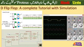 D Flip Flop Made Easy Comprehensive Guide to D Flip Flop using Proteus Simulation [upl. by Philana]