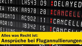 Alles was Recht ist Flugannullierung  was tun  ÖAMTC [upl. by Eiromem]