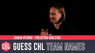 Färjestads Joakim Nygård takes our Guess the Teams challenge [upl. by Ydur]