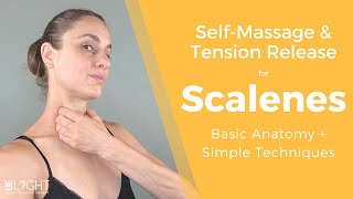 SELFMASSAGE FOR SCALENES Thoracic Outlet Syndrome TOS Tigger Points amp Postural Imbalance [upl. by Beilul]