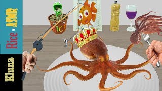 Kluna Tik Incredible Octopus  Kluna Tik Style Dinner 41  ASMR eating sounds no talk [upl. by Rovner]