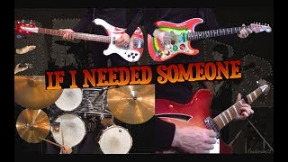 If I Needed Someone  12String Guitar Bass and Drums Cover  Instrumental [upl. by Eliseo218]