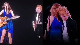 OMG Taylor Swift SHOCKS Fans With Ed Sheeran At The Wembley [upl. by Neo]