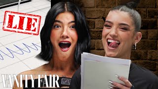 Charli amp Dixie DAmelio Take Lie Detector Tests  Vanity Fair [upl. by Noitsirhc]