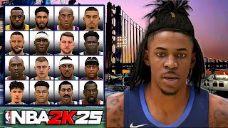 BEST Ja Morant Face Creation in NBA 2K25 [upl. by Wyn]