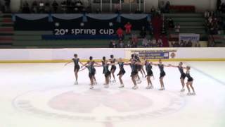 Spring Cup 2014  Valley Bay Synchro  Short Program [upl. by Esinehc]