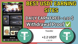 New USDT Site 2024  Best Usdt Investment Website  New Usdt Mining Site  New Usdt Earning Website [upl. by Flowers]