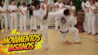 🔥 MELHORES Acrobacias e Movimentos INSANOS na Roda de CAPOEIRA  BEST MOMENTS 😱 [upl. by Ahseenat656]