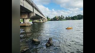 Bathymetry Survey at Kelani Ganga Estuary using USV [upl. by Eido]