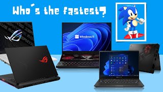 The fastest laptop GPUs in 2021 RTX 3080 80W vs 130W vs 150W [upl. by Ahsei]