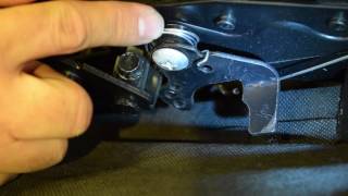 HowTo Replace A Reclining Mechanism Release Trigger [upl. by Drareg]