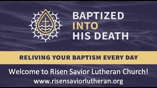 Risen Savior Lutheran Church Midweek Lenten Service Feb 29 2024 [upl. by Nnairam]