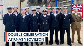 Aircrew and pilots get their wings as Navy marks special anniversary [upl. by Godard564]