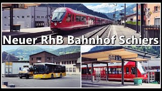 Neues Perron beim Bahnhof Schiers [upl. by Deehahs]