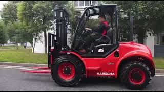 Explore CPCD50XW70CRT4 Hangcha 50 Ton Rough Terrain Forklift For Sale [upl. by Shelba]