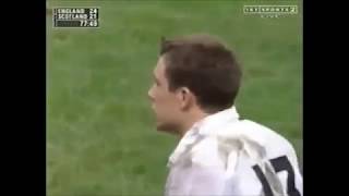 Teenage Jonny Wilkinson fabulous tackle on Alan Tait [upl. by Nus]