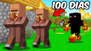 100 Dias Trollando os Villagers do Minecraft [upl. by Eiramrefinnej]