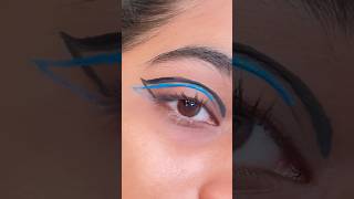 Graphic Eyeliner tutorial for hooded eyes makeup trending ytshorts youtubeshorts [upl. by Airetal]