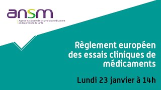 Règlement européen relatif aux essais cliniques des médicaments [upl. by Yror]