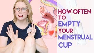 How Often to Empty Your Menstrual Cup [upl. by Cerelly554]