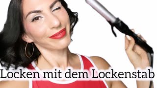 LOCKEN mit dem Lockenstab♥️ [upl. by Kannan]