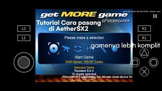 Tutorial Cara menggunakan Code Breakergamesharkaction Replay di AetherSX2 [upl. by Eelarbed996]