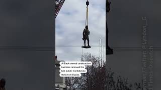 Virginia’s last public Confederate statue comes down [upl. by Lourie]