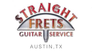 The Plek machine in Austin Texas  Straight Frets Guitar Service [upl. by Ed]