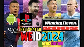 Winning Eleven 2002 PSX  WEID2024 Club Edition by RF93 [upl. by Dnomed]