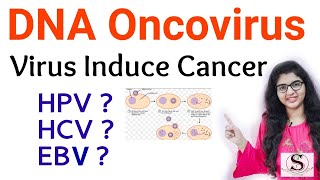 DNA Oncoviruses  Virus Induce Cancer  Oncogenic viruses [upl. by Hunt]