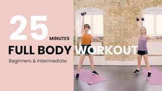 Strength and Sculpt 25Minute Full Body Workout with WarmUp amp Cool Down [upl. by Hctim]