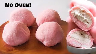 2 Ingredient MOCHI ICE CREAM without Microwave‼️ How to make 2 Ingredient Mochi Ice Cream No Oven [upl. by Chryste]