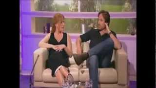 David Duchovny amp Gillian Anderson  Tender moments of complicitymp4 [upl. by Meeks]