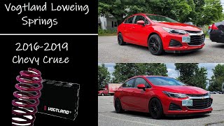 2019 Chevy Cruze  Vogtland Lower Spring Install [upl. by Applegate]