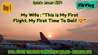 FikVlog  Akhirnya Honeymoon Ke Bali Day 1 Update Terbaru Januari 2024 [upl. by Dorin]