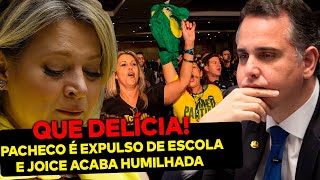 QUE DELÍCIA Pacheco é expulso de escola e Joice Hasselmann é flagrada bêbada após ser humilhada [upl. by Duma]