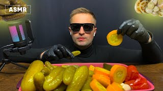 PICKLE CHALLENGE  CRUNCHY EATING SOUNDS  Andrew ASMR [upl. by Onil840]