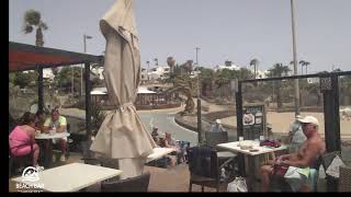 Webcam Lanzarote  Live Stream from the Beachbar in Costa Teguise [upl. by Ajiak870]