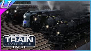 Train Simulator Classic  BIG American Steam Race LIVE [upl. by Enoj]