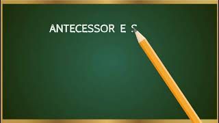 Antecessor e Sucessor 1 ano fundamental [upl. by Nalyt]