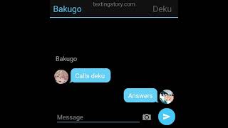 Dekubaku 💚🧡🥵  mha textingstory  baku bottom top deku [upl. by Hnad873]