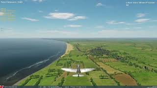 DCS  Flip and Goose in combat over Normandy 1  Turning to engage [upl. by Mikal]