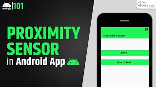 Proximity Sensor and Its Application Tutorial in Android Studio [upl. by Hayila]