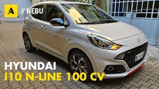 Hyundai i10 NLine  100 CV Turbo per una piccola BOMBETTA super completa [upl. by Olraced925]