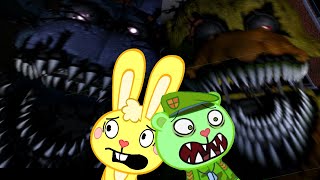 Fliqpy And Cuddles Play Fnaf 4 Part 2 Double Wammy happytreefriends htf flippy [upl. by Nodnal]