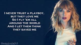 Taylor Swift  I Did Something Bad Lyrics [upl. by Ahsilav741]